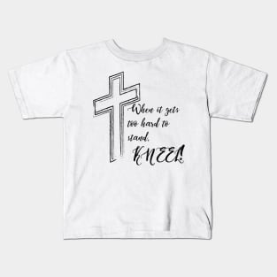 Religious Cross Design Kids T-Shirt